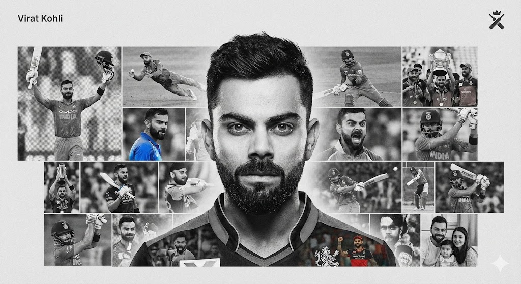 Gemini AI photo prompt: minimal tribute poster with photo grid